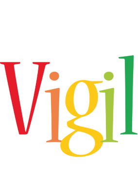 Vigil birthday logo