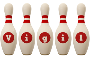 Vigil bowling-pin logo