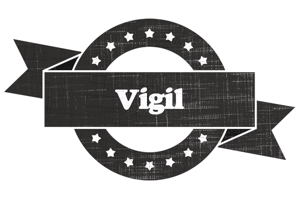 Vigil grunge logo