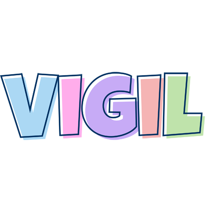 Vigil pastel logo