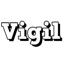 Vigil snowing logo