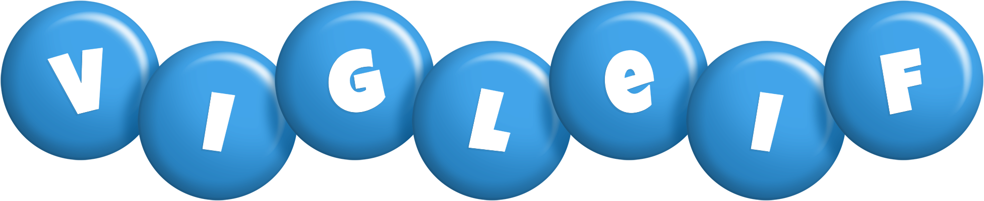 Vigleif candy-blue logo