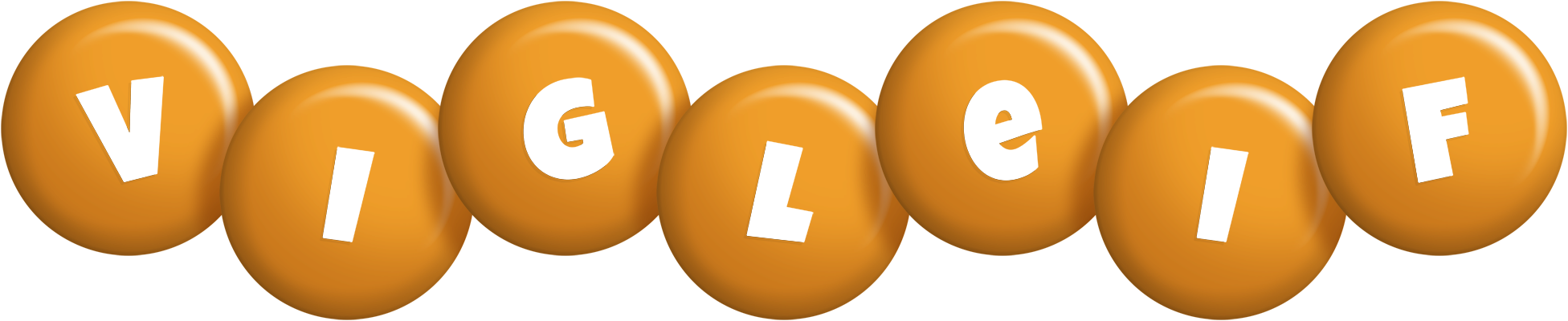 Vigleif candy-orange logo