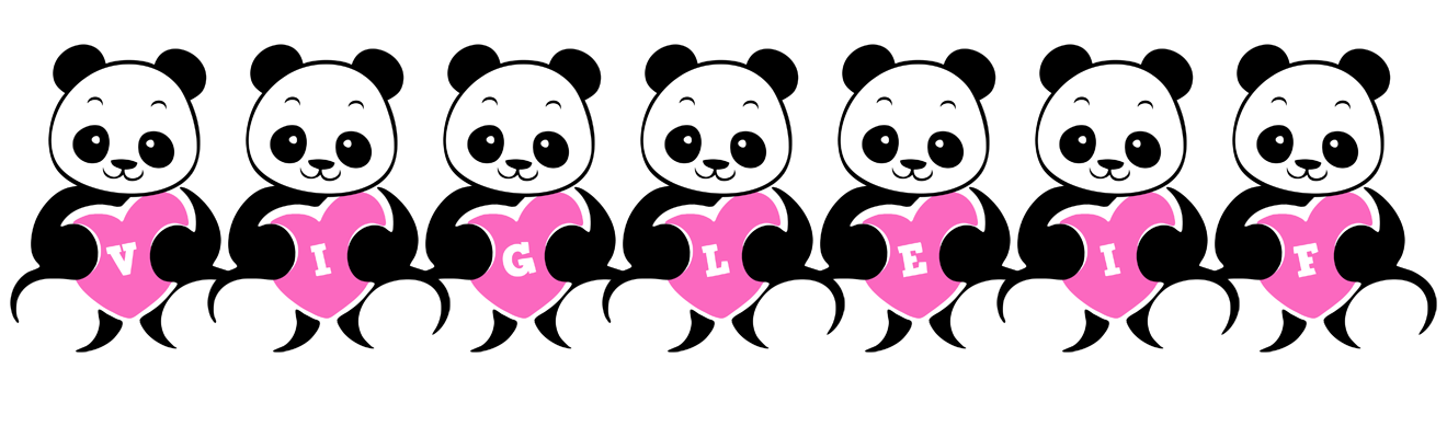 Vigleif love-panda logo