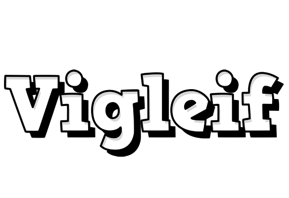 Vigleif snowing logo
