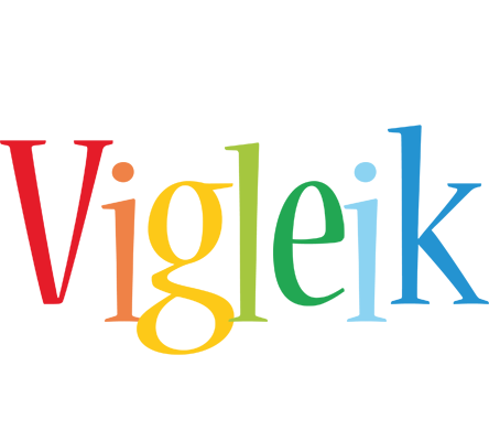 Vigleik birthday logo