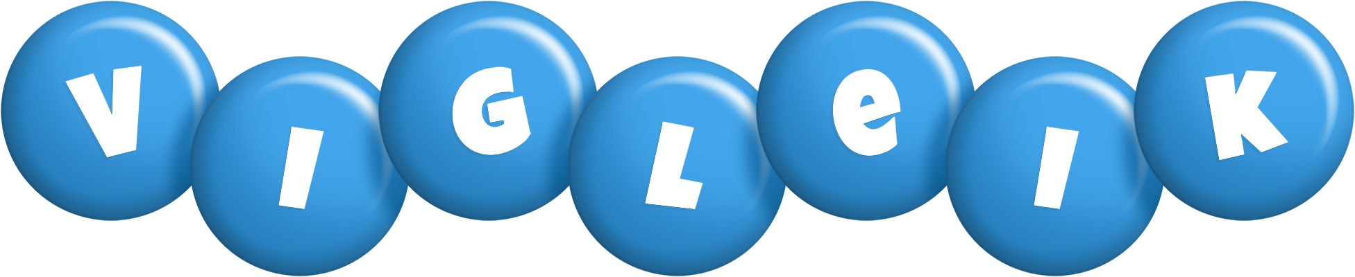 Vigleik candy-blue logo