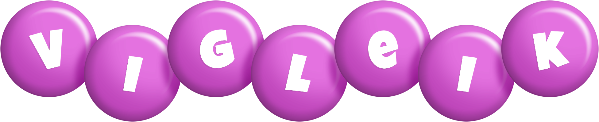 Vigleik candy-purple logo