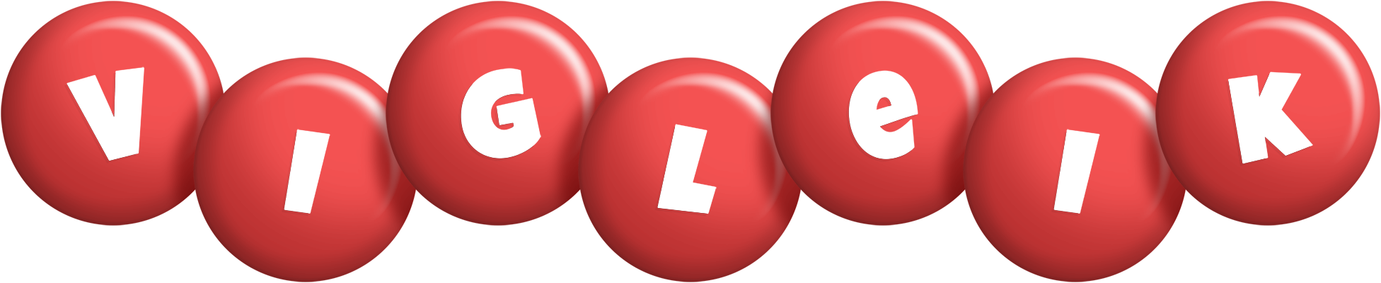 Vigleik candy-red logo