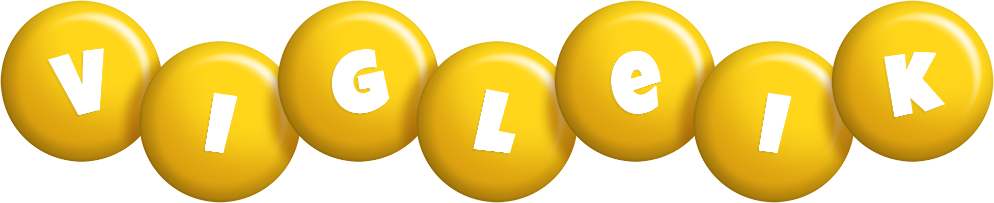 Vigleik candy-yellow logo