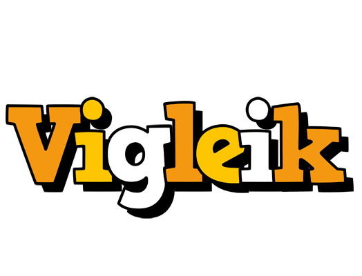 Vigleik cartoon logo
