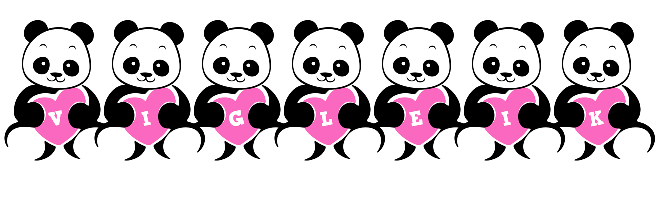 Vigleik love-panda logo