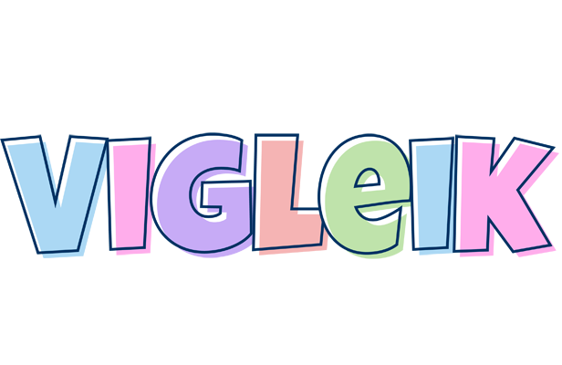 Vigleik pastel logo