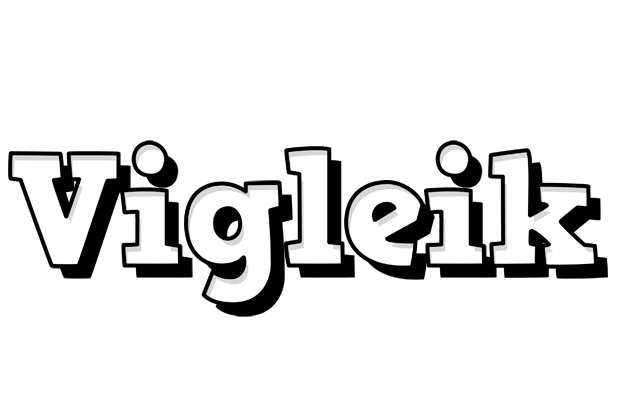 Vigleik snowing logo