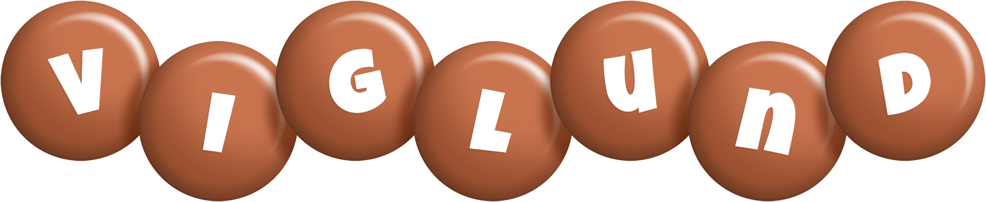 Viglund candy-brown logo
