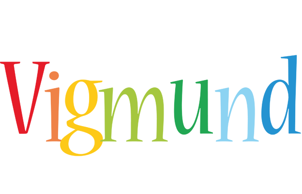 Vigmund birthday logo