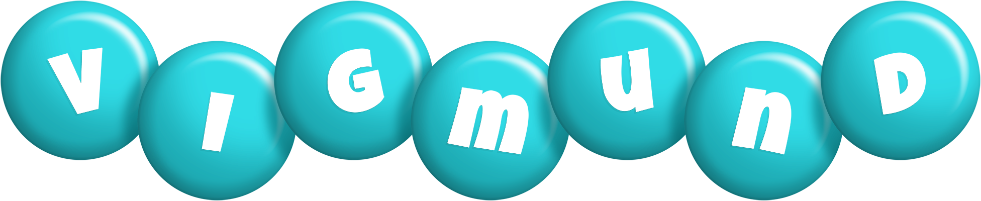 Vigmund candy-azur logo