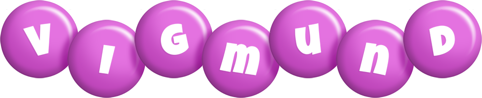 Vigmund candy-purple logo