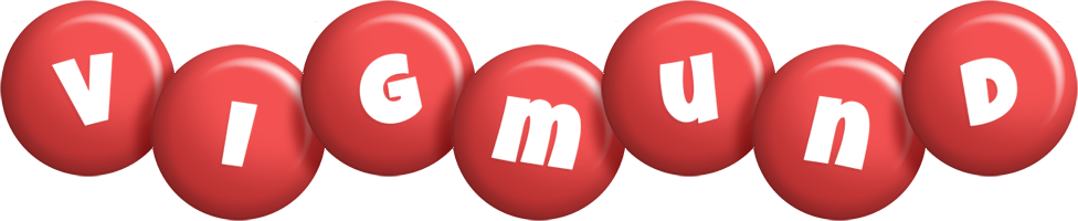 Vigmund candy-red logo