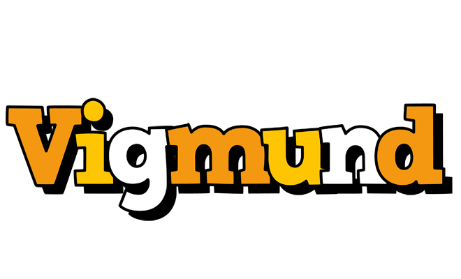 Vigmund cartoon logo
