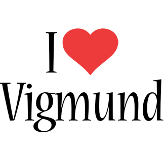 Vigmund i-love logo