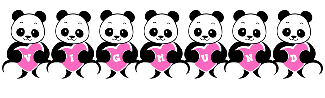 Vigmund love-panda logo