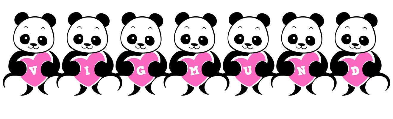 Vigmund love-panda logo