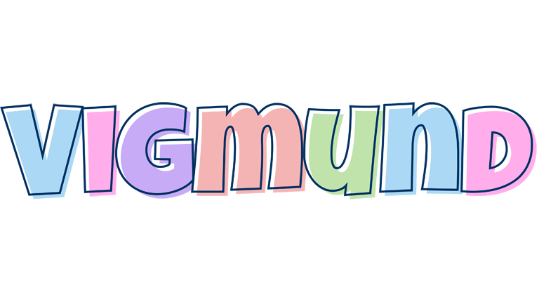 Vigmund pastel logo