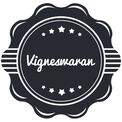 Vigneswaran badge logo