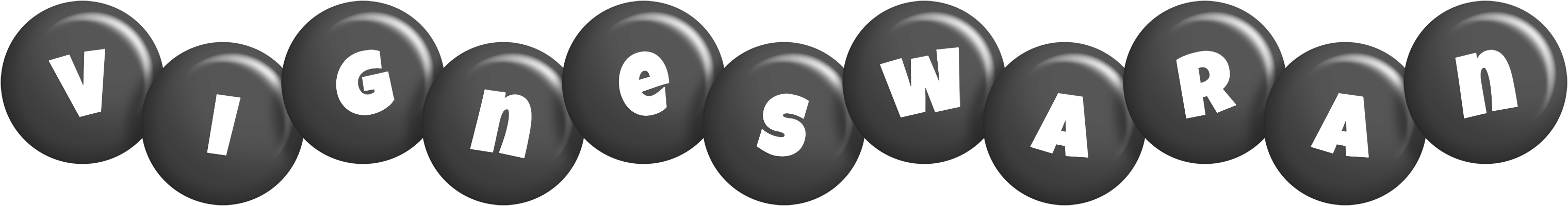 Vigneswaran candy-black logo