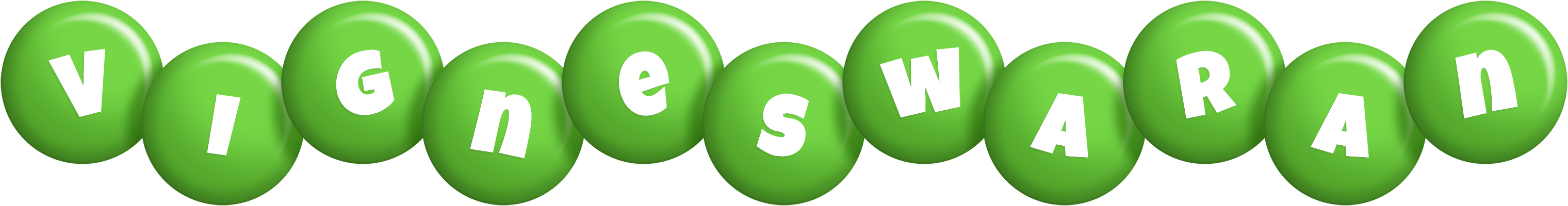 Vigneswaran candy-green logo