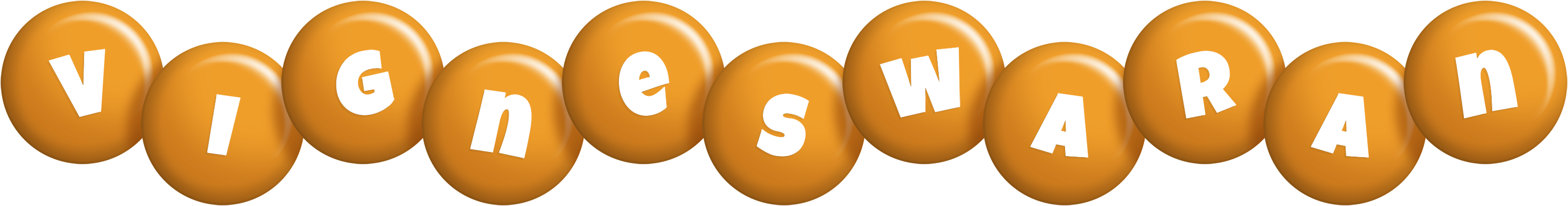 Vigneswaran candy-orange logo