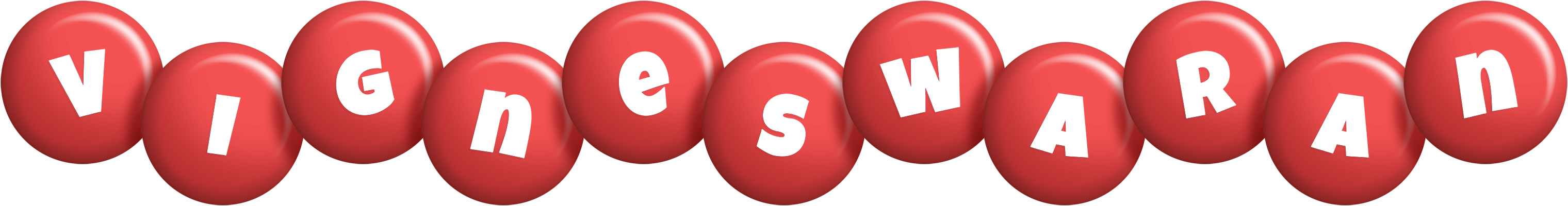 Vigneswaran candy-red logo