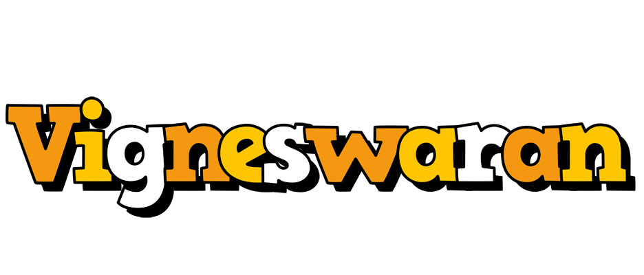 Vigneswaran cartoon logo
