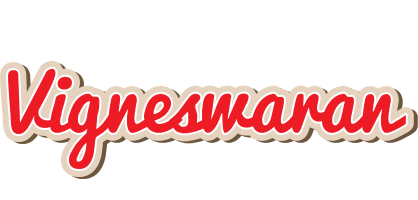 Vigneswaran chocolate logo