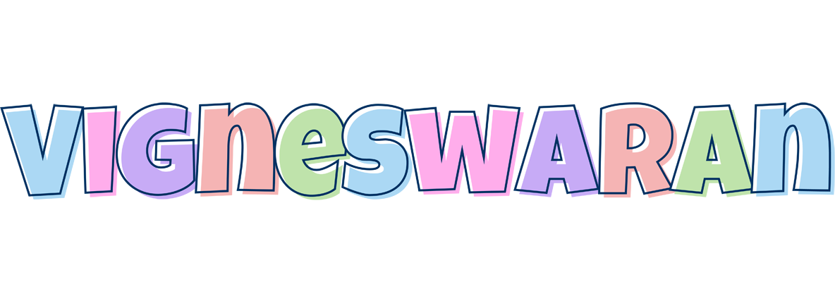 Vigneswaran pastel logo