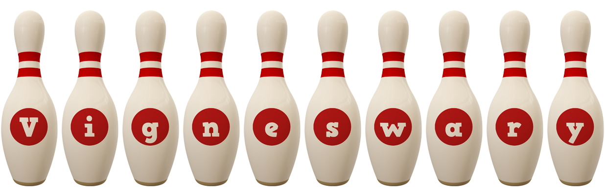 Vigneswary bowling-pin logo