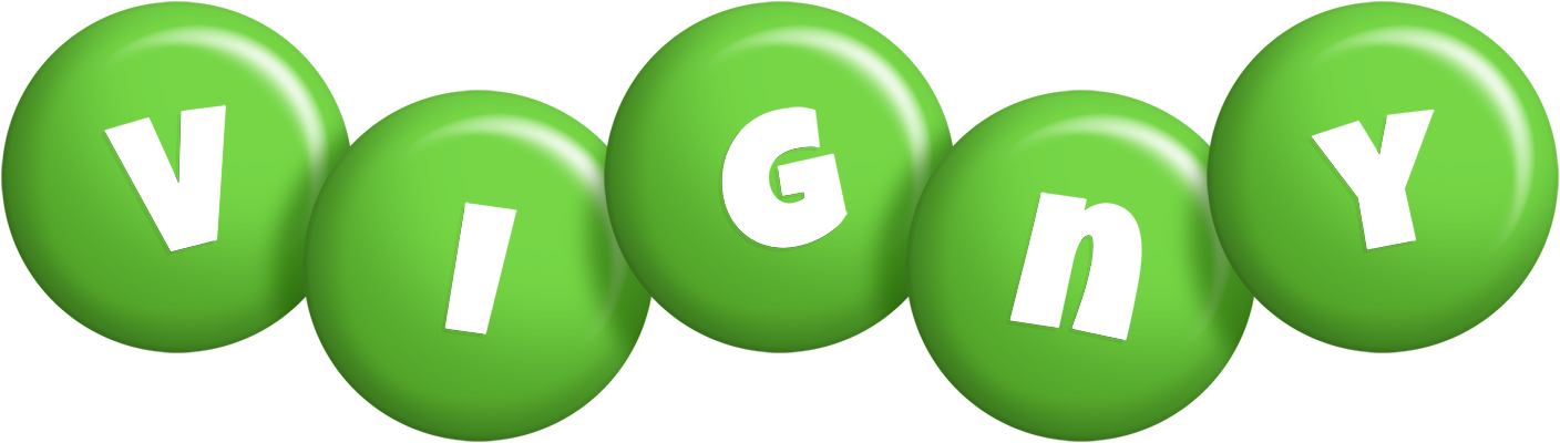 Vigny candy-green logo