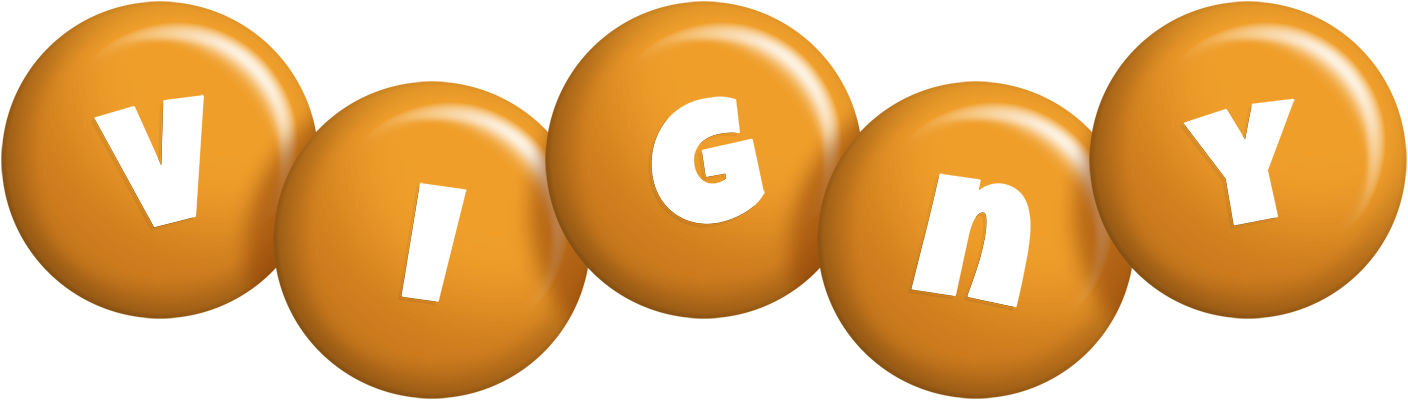 Vigny candy-orange logo