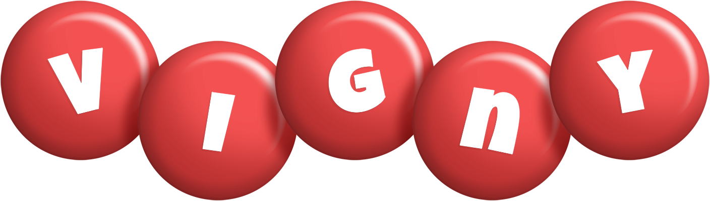 Vigny candy-red logo