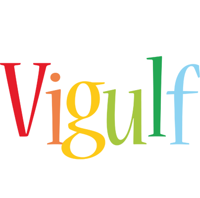 Vigulf birthday logo