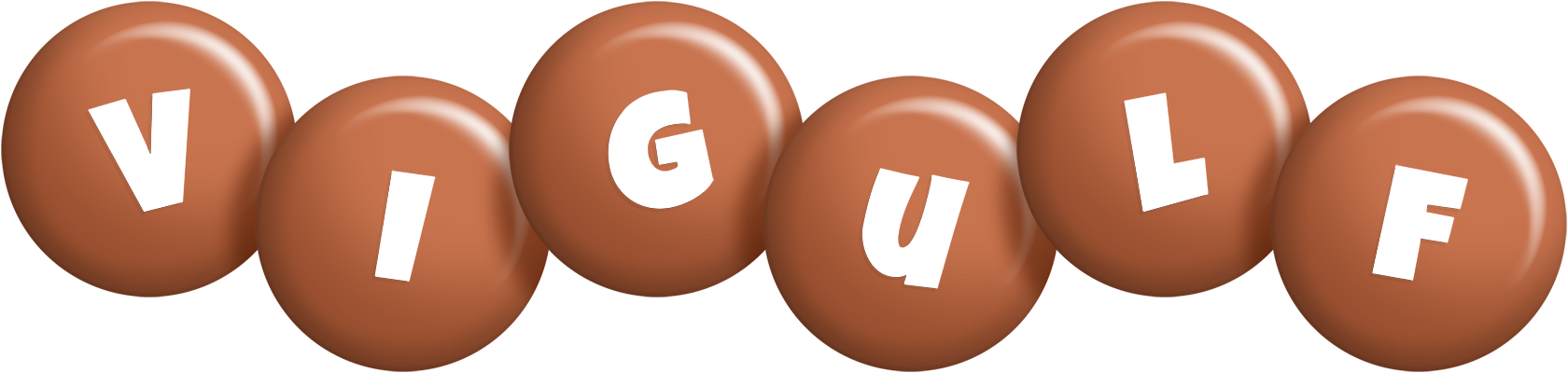 Vigulf candy-brown logo