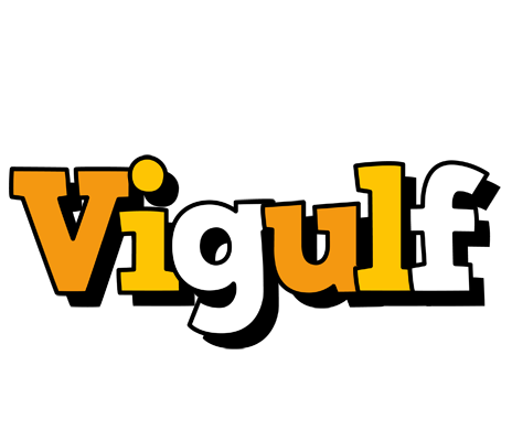 Vigulf cartoon logo