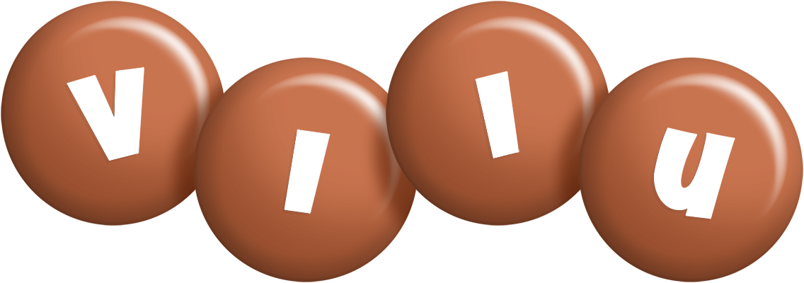 Viiu candy-brown logo