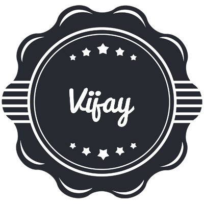 Vijay badge logo