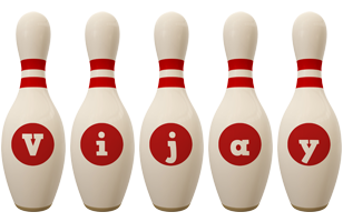 Vijay bowling-pin logo