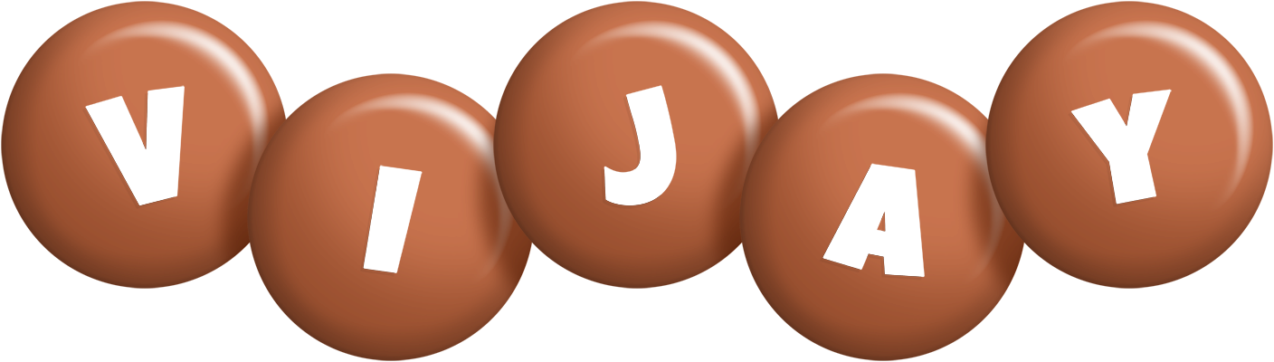 Vijay candy-brown logo