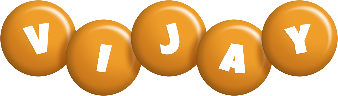 Vijay candy-orange logo