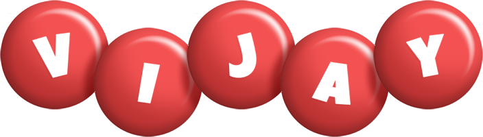 Vijay candy-red logo