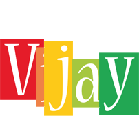 Vijay Logo Name Logo Generator Smoothie Summer Birthday Kiddo Colors Style